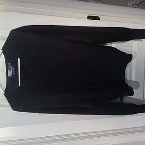 Polo by Ralph Lauren Black Cashmere V-neck Sweater